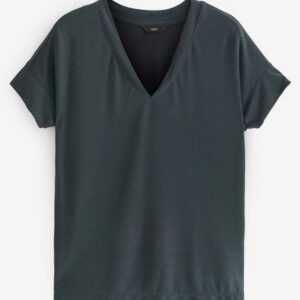 Next T-Shirt T-Shirt mit V-Ausschnitt aus Modalgemisch (1-tlg)