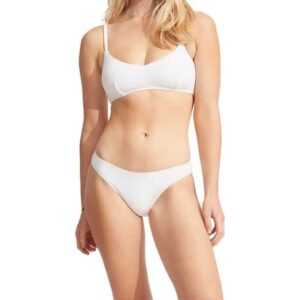 Seafolly Bralette Damen Bikini (Weiß 34) Bikinis