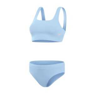 Speedo - Women's Textured Deep U-Back 2 Piece - Bikini Gr 30 - DE: 34;32 - DE: 36;34 - DE: 38;36 - DE: 40;38 - DE: 42 blau