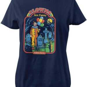 Steven Rhodes T-Shirt Clowns Are Funny Girly Tee