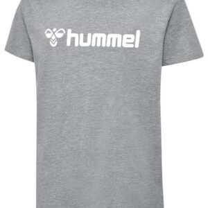 hummel Go 2.0 Logo T-Shirt Kinder 224841 GREY MELANGE - Gr. 116
