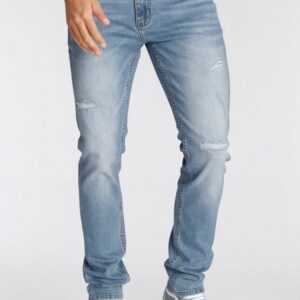 AJC Straight-Jeans mit Abriebeffekten an den Beinen