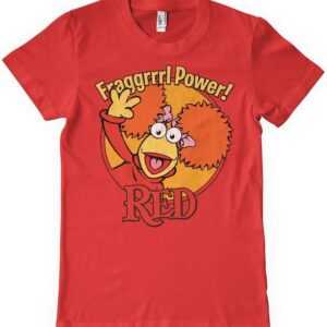 Fraggle Rock T-Shirt Red Fragggrrrl Power T-Shirt