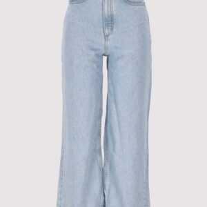 High Waist Jeans Jeans Denim, wide fit, hellblau 28