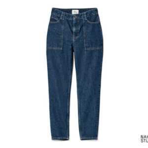 NAH/STUDIO Mom-Jeans | recycelte Baumwolle, Dark Blue