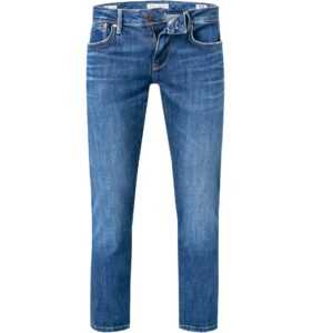 Pepe Jeans Herren Jeans blau Baumwoll-Stretch Slim Fit