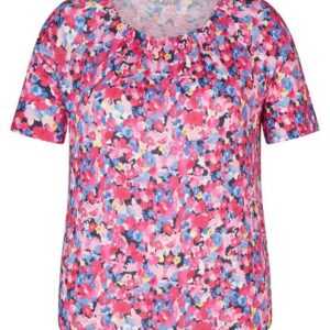 Rabe T-Shirt - Kurzarmshirt - T-Shirt mit Gummizug - Blossom Island