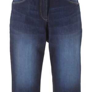 Stretch-Jeans-Bermuda mit Bequembund