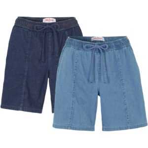 Stretch-Jeans-Shorts (2er Pack)