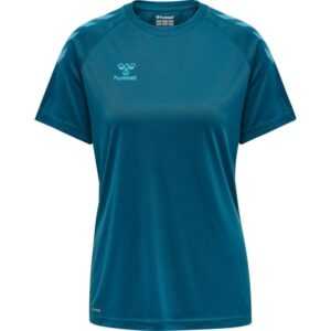 hummel Core XK Poly T-Shirt Damen 211944-7058 BLUE CORAL - Gr. M