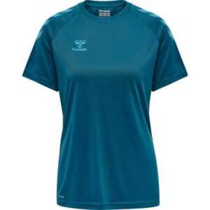 hummel Core XK Poly T-Shirt Damen 211944-7058 BLUE CORAL - Gr. S