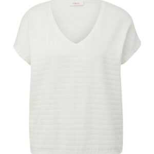 s.Oliver Shirttop - Kurzarm Shirt - Basic T-Shirt - Shirt einfarbig - Shirttop