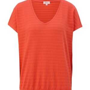 s.Oliver Shirttop - Kurzarm Shirt - Basic T-Shirt - Shirt einfarbig - Shirttop