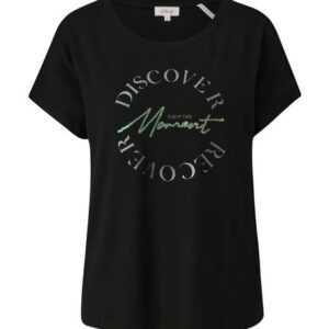 s.Oliver Shirttop - T-Shirt mit Pailletten - Shirttop