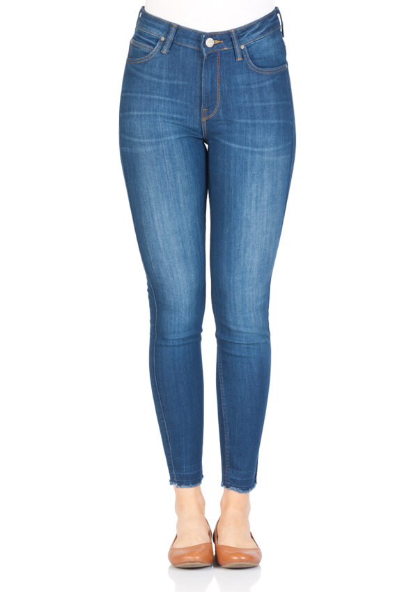 Lee Damen Jeans Scarlett High - Skinny Fit - Blau - Out Misfit