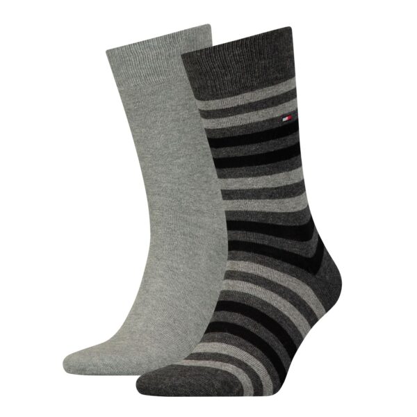 Tommy Hilfiger Herren Socken DUO STRIPE 2er Pack