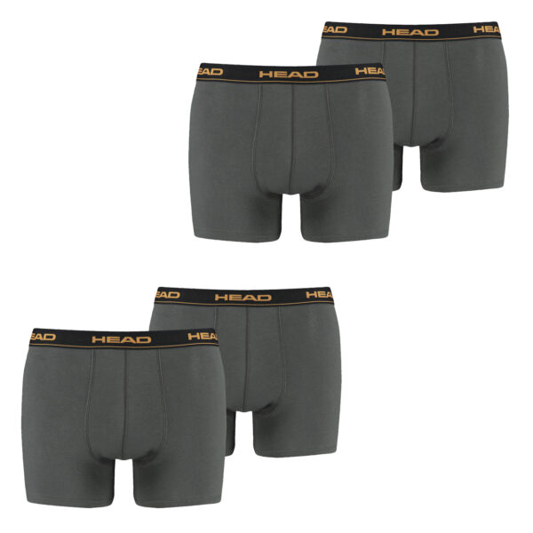 HEAD Herren Boxershort Basic Boxer Unterwäsche Baumwolle - 4er 6er 8er Multipack