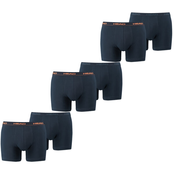 HEAD Herren Boxershort Basic Boxer Unterwäsche Baumwolle - 4er 6er 8er Multipack