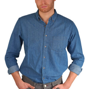 Kera Collection Herren Jeanshemd Denim