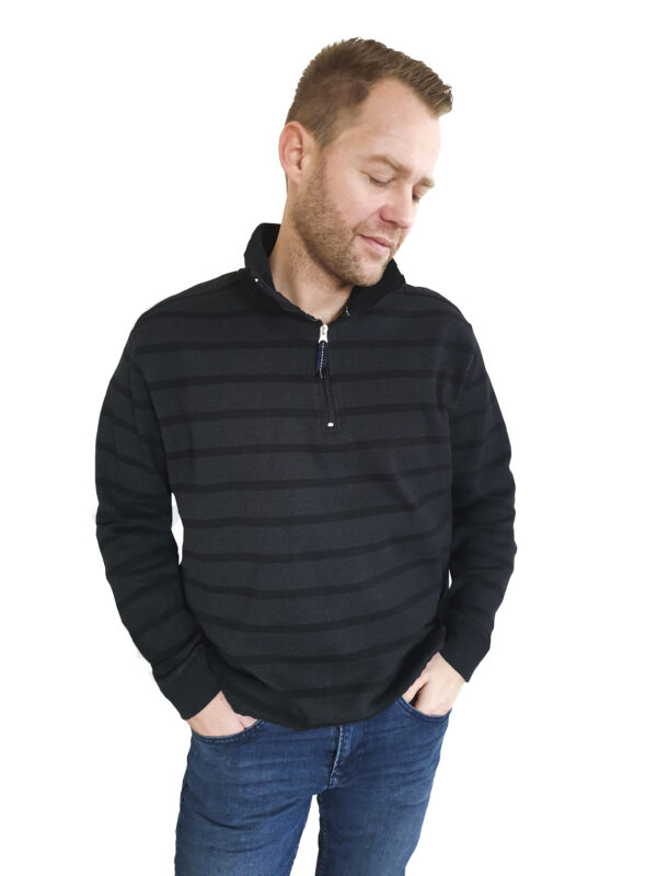 Kera Collection Pullover Striped black