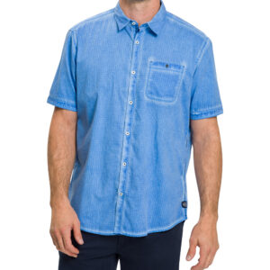 Pioneer Hemd Kent mid blue washed