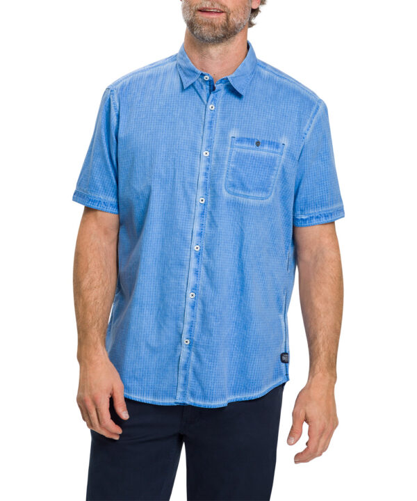 Pioneer Hemd Kent mid blue washed