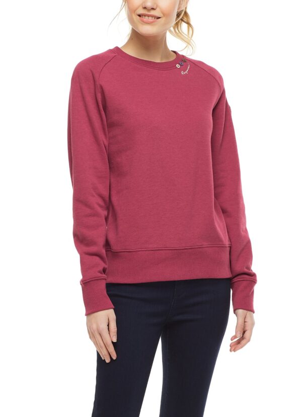 Ragwear Pullover Flora Crew Organic raspberry