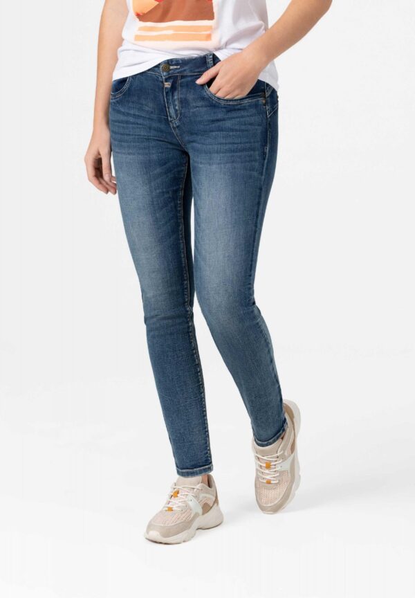 Timezone Damenjeans Tight Sanya skylight blue wash