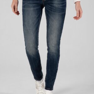 Timezone Damenjeans Slim EnyaTZ blue worn out wash