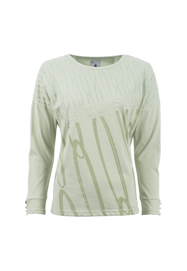 Soquesto Langarmshirt Medine soft green