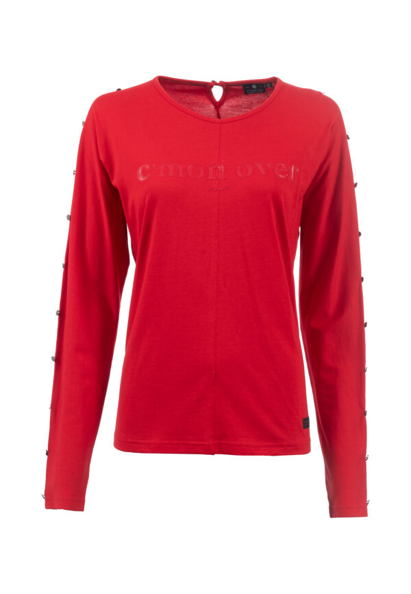 Soquesto Langarmshirt Medje red flame