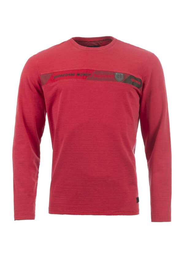 Questo Langarmshirt Finnegan chilli red