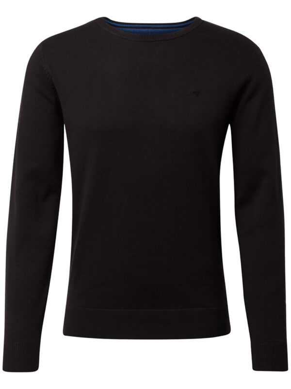 Tom Tailor Herren Rundhals Strickpullover Melange Basic- Regular Fit