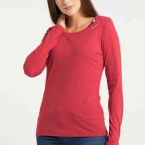 Ragwear Longsleeve Florah Long Organic weinrot