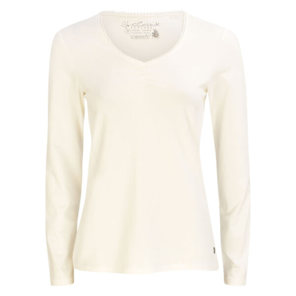 Soquesto Langarmshirt Leda offwhite