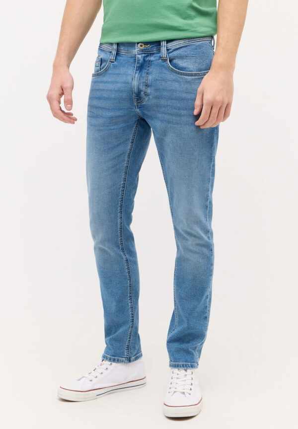 Mustang Jeans Oregon Slim K blue bleached extra lang