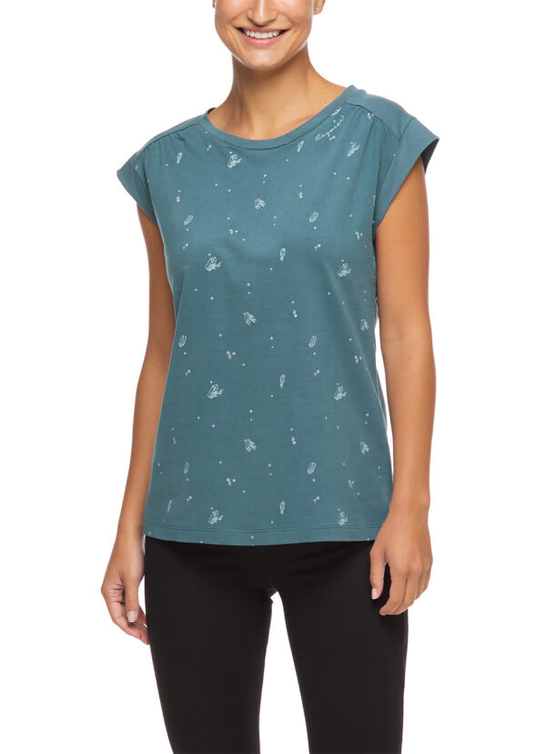 Ragwear Top Petulla Crystal Organic deep ocean