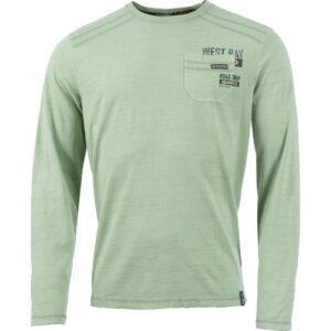 Questo Langarmshirt GarveyQU mineral green