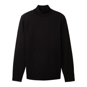 Tom Tailor Rollkragenpullover Basic black