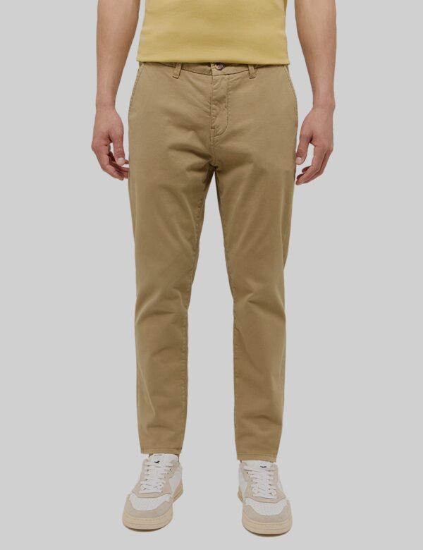 Mustang Daytona Chino Slim Fit caramel brown extra lang